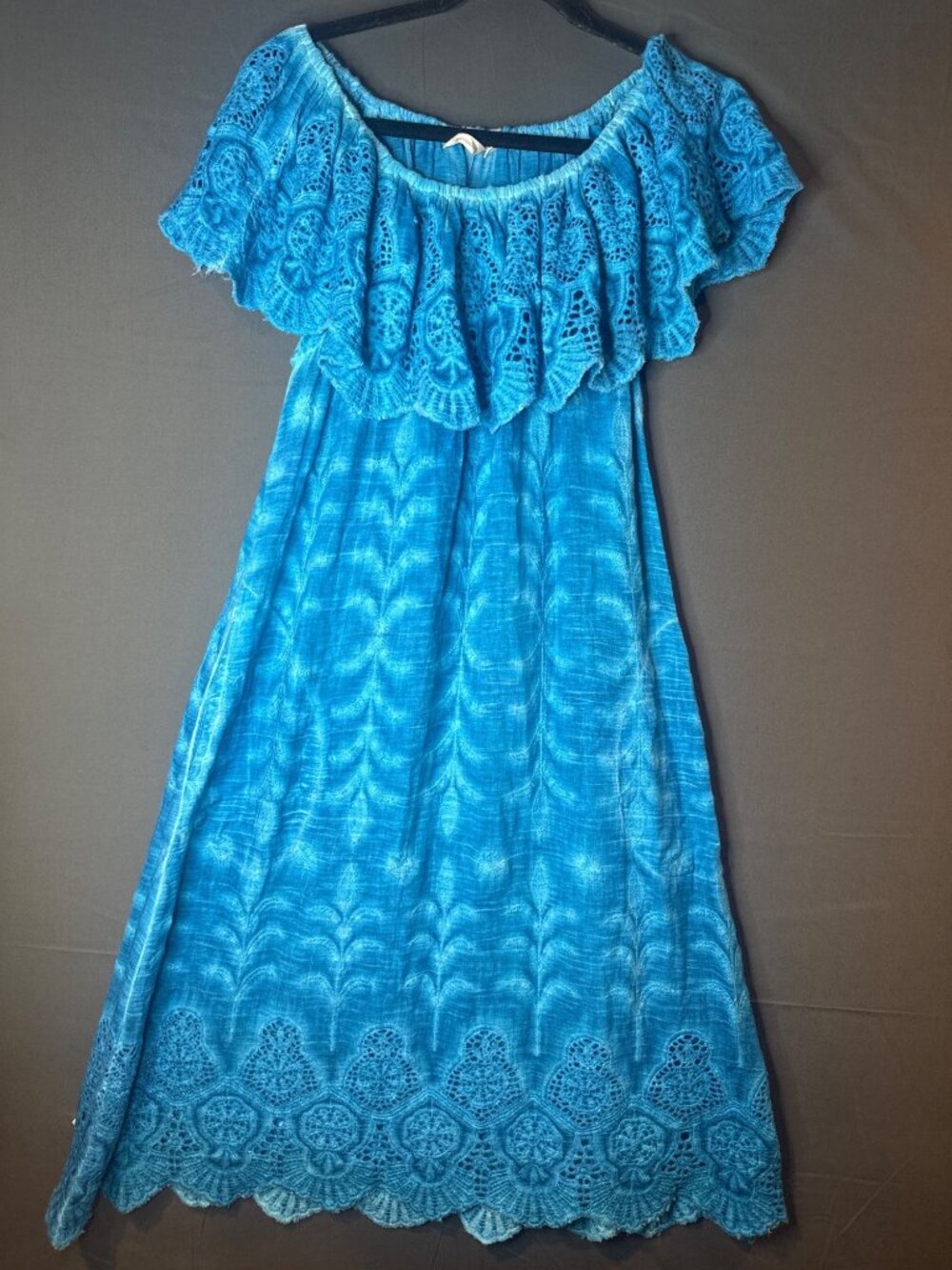Soft Surroundings Womens M Tunic Indie Western Boho Bohemian Lagenlook